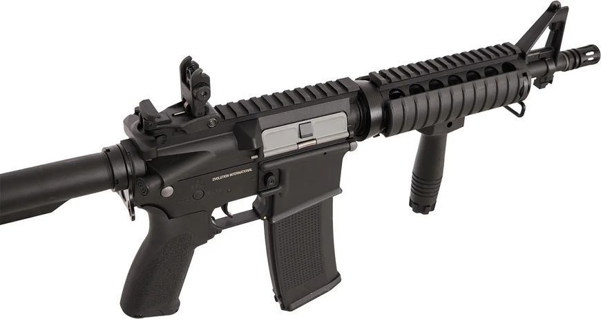 Страйкбольна гвинтівка Evolution Recon MK18 Mod 0 Carbontech AEG 6 мм cashmir black (SL-1003) 1636.00.29 фото