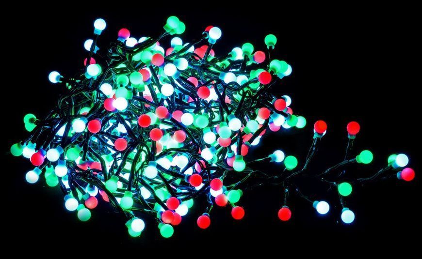 Гірлянда Кольорова бахрома , Luca Lighting , 12,2 м, мультикольорова 8718861852424 фото