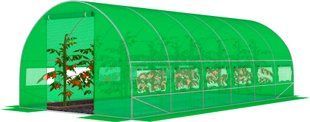 Садова теплиця з вікнами FunFit Garden 18m2 = 600*300*200 (Зелена) (1483) 1483 фото