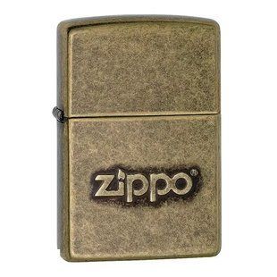 Запальничка Zippo Antique Brass Stamped (28994) 28994 фото