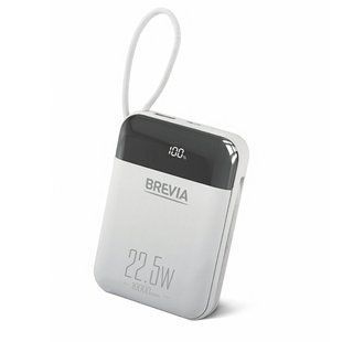 Повербанк (Power Bank) Brevia 10000mAh 22.5W Type-C+Lightning Cable, Li-Pol, LCD 45122 фото
