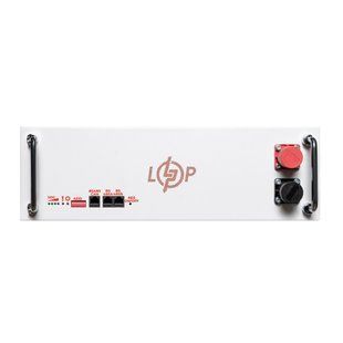 Акумулятор LP LiFePO4 51,2V - 100 Ah (5120Wh) (BMS SP 100A/50А) RM RS485/CAN WH LP37736 фото