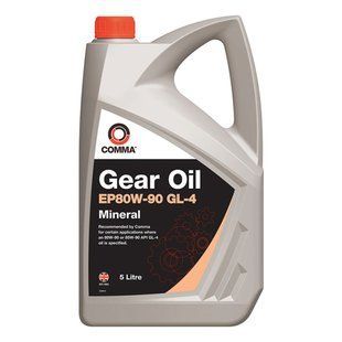Трансмісійне масло Comma GEAR OIL EP80W-90 GL4 5л GO45L фото