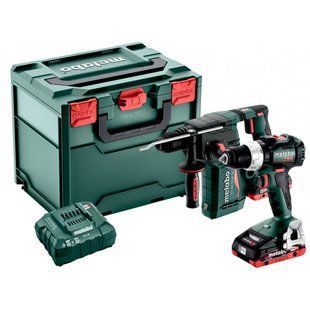 Набір акумуляторних інструментів Metabo Combo Set 2.3.6 18 V, 2 акб 18 В LiHD 4.0 Ah, з/п, кейс MetaBOX 340 685218800 фото