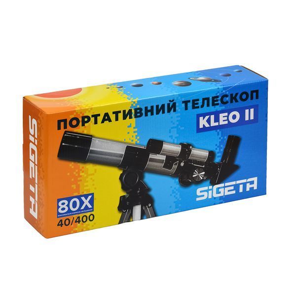 Телескоп SIGETA Kleo II 40/400 AZ + Безкоштовна доставка 65343 фото