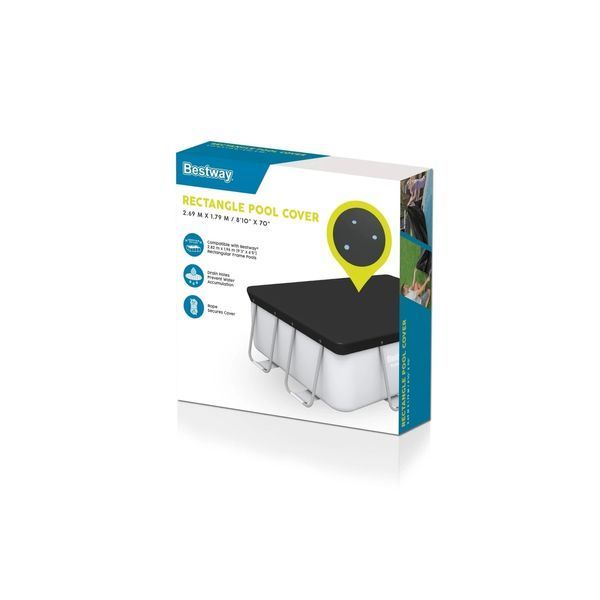 Накриття для каркасного басейну Bestway 58442 282 x 196 см DM-58442 фото