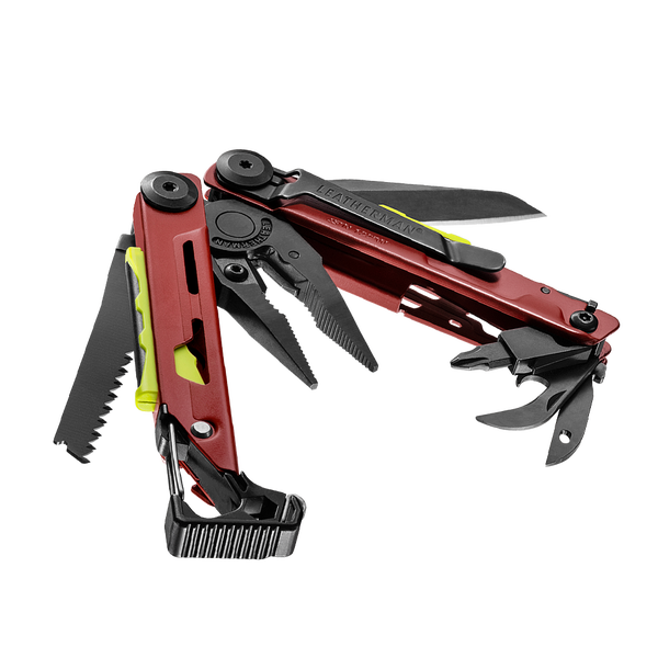 Мультитул Leatherman SIGNAL CRIMSON, синтетический чехол, картонна коробка (832745) 4007846 фото