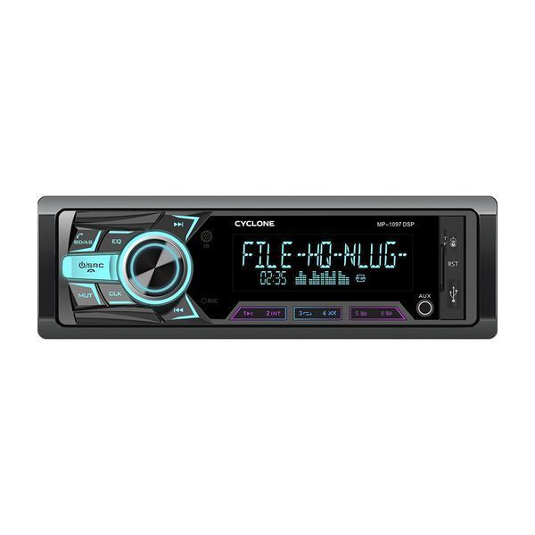 Автомагнітола 1Din Cyclone MP-1097 Bluetooth Multicolor DSP Cyclone MP-1097 DSP фото