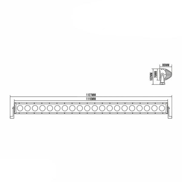 Автолампа світлодіодна BELAUTO CREE Flood LED (20*10w) BOL2010FC фото
