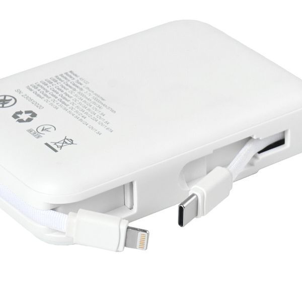 Повербанк (Power Bank) Brevia 10000mAh 22.5W Type-C+Lightning Cable, Li-Pol, LCD 45122 фото