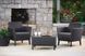 Комплект садових меблів Keter Salemo balcony set, графіт - прохолодний сірий 8711245155302 фото 3