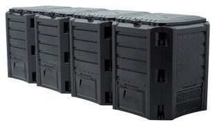Компостер садовий PROSPERPLAST MODULE COMPOGREEN 1600 л, чорний 5905197595443 фото