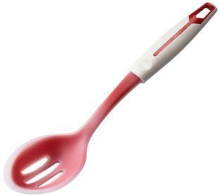GIPFEL Ложка з прорізами MOTIVE 32,5х6,5х5см рожева Матеріал: силікон FDA, PP, colorful nylon 2869 GIPFEL 2869 фото