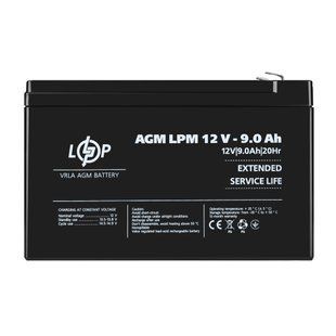 Акумулятор AGM LPM 12V - 9 Ah LP3866 фото