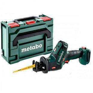 Акумуляторна шабельна пила Metabo SSE 18 LTX COMPACT, без акб в кейсі 602266840 фото