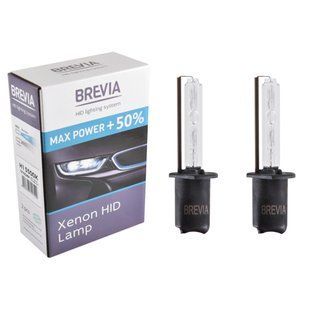 Ксенонова лампа Brevia H1 +50%, 5500K, 85V, 35W P14.5s KET, 2шт 12150MP фото