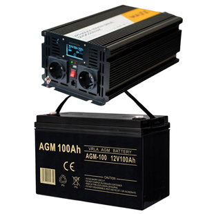 Комплект аварійного живлення 4SUN MAXX SINUS 3000W + Акумулятор VOLT AGM 100Ah (Зарядка 20А) Volt1004SUN3000W фото