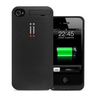 Чохол із зарядним пристроєм для iPhone 4G Aiino AI-COVBAT-4S-BK фото