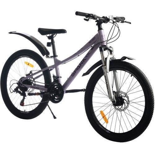 Велосипед SPARK NERO (колеса - 24, сталева рама - 12) світло-бузковий 000239224 фото