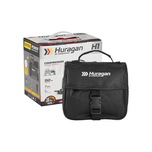 Компресор автомобільний Huragan 12В, 7 Атм, 35 л/хв H0100 H0100 фото
