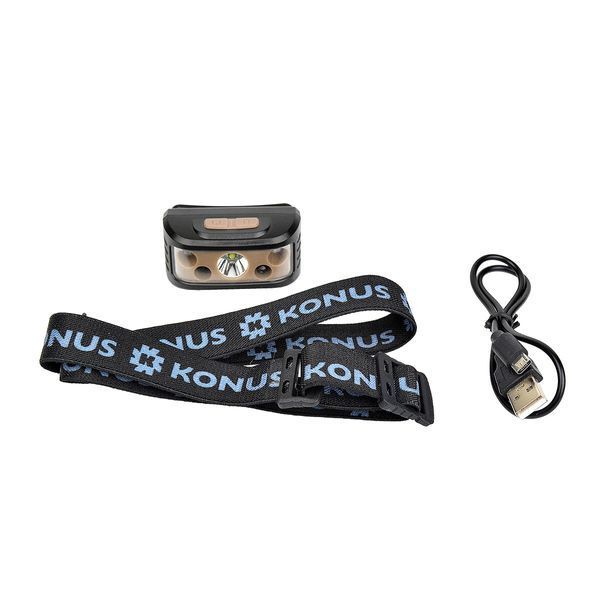 Ліхтар налобний KONUS KONUSFLASH-7 (236 Lm) Sensor USB Rechargeable - Безкоштовна доставка 3924 фото