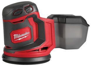 Шліфмашина ексцентрикова M18 BOS125-0 MILWAUKEE 4933464228 (+ пилозбірник, адаптер для пилососу, подовжуючий адаптер, шліфувальн 4933464228 фото