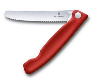 Кухонний ніж Victorinox Swiss Classic Foldable Paring Knife складаний, червоний, 11 см (6.7831.FB) 6.7831.FB фото