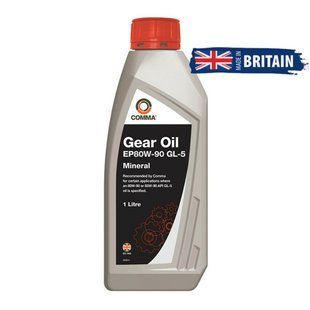Трансмісійне масло Comma GEAR OIL EP80W-90 GL5 1л EP80901L фото