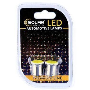 LED автолампа Solar 24V G18.5 BA15s white, 2шт SL2582 фото