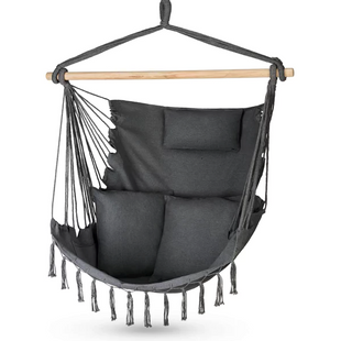 Бразильське крісло - гамак Outtec Boho Sois XXL графітовий 5907766665687 фото