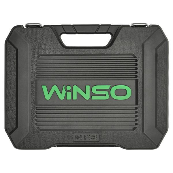 Професійний набір інструментів в кейсі Winso Pro 1/2 , 1/4 72 T, CR-V, 94од. 924094 фото