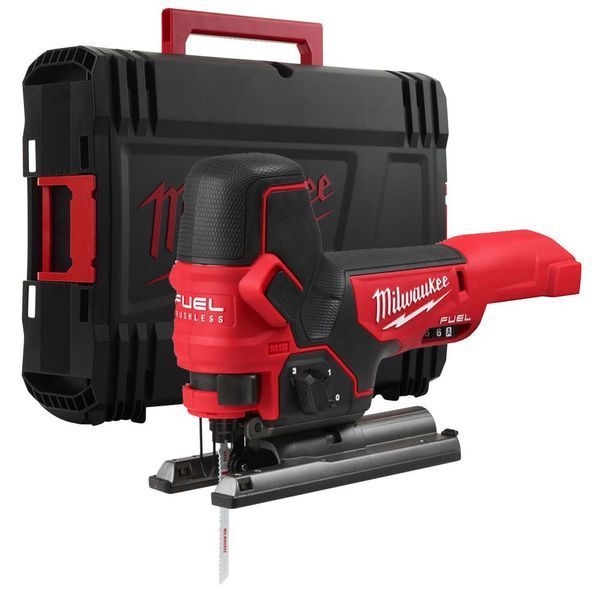 Пила лобзикова акумуляторна безщіткова MILWAUKEE M18 FBJS-0X (каркас+HD кейс) 4933464799 фото