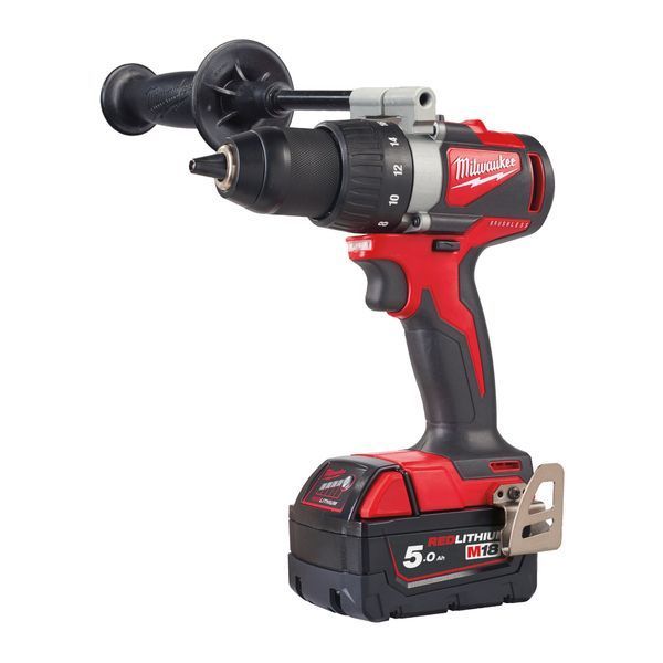 Дриль-шурупокрут акумуляторний MILWAUKEE, M18 BLDD2-502X, 82Нм (+ заряд.прис., 2акум. Х5Аг, HD кейс) 4933464515 фото