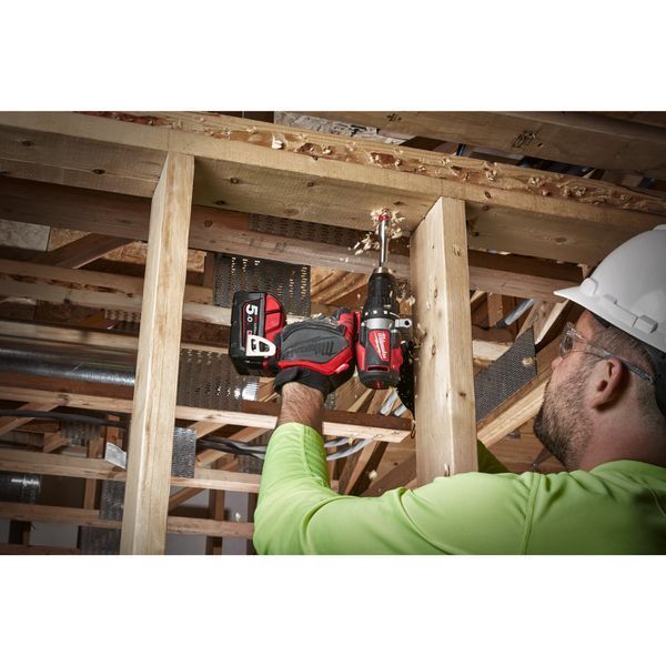 Дриль-шурупокрут акумуляторний MILWAUKEE, M18 BLDD2-502X, 82Нм (+ заряд.прис., 2акум. Х5Аг, HD кейс) 4933464515 фото