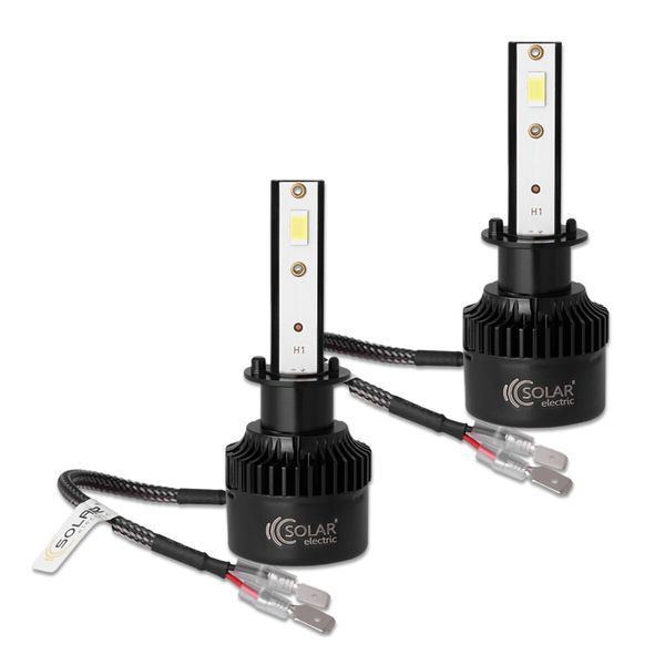 Автолампа Solar LED H1 12/24V 50W 5000Lm 6500K CSP3570 2шт 8501S2 фото