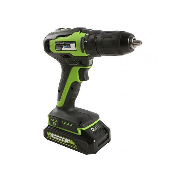 Дриль-шуруповерт ударний акумуляторний Greenworks GD24DD60 GD24DD60 фото