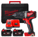 Дриль-шурупокрут акумуляторний MILWAUKEE, M18 BLDD2-502X, 82Нм (+ заряд.прис., 2акум. Х5Аг, HD кейс) 4933464515 фото 1