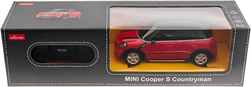 Машинка Rastar Mini Cooper S Countryman 1:24 Червоний 454.00.63 фото
