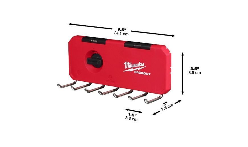 Тримач MILWAUKEE PACKOUT SMALL HOOK ROW 4932493384 фото
