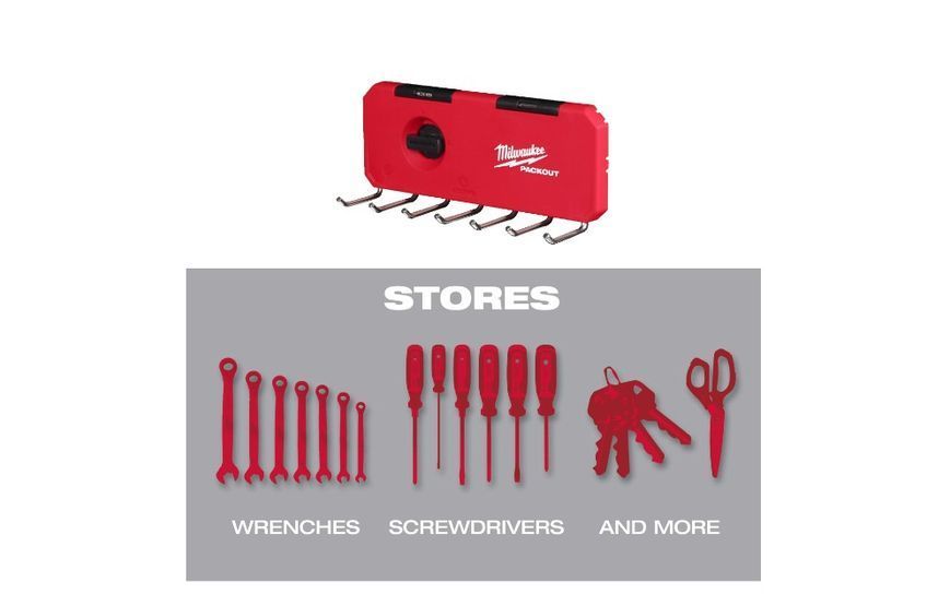 Тримач MILWAUKEE PACKOUT SMALL HOOK ROW 4932493384 фото