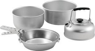 Набір туристичного посуду Easy Camp Adventure Cook Set L Silver (580039) 929030 фото
