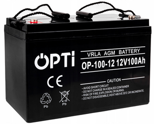 Акумулятор 100Ah 12V VOLT OPTI AGM VRLA (6AKUV100AG) 6AKUV100AG фото