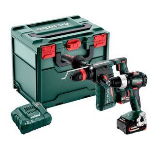 Набір акумуляторних інструментів Metabo Combo Set 2.4.8 18 V, 2 акб 18 В Li-Power 5.2 Ah, з/п, кейс MetaBox 340 685219650 фото