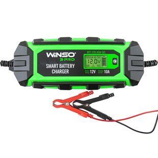 Зарядний пристрій АКБ Winso Pro 12V, 10A LCD 139520 фото