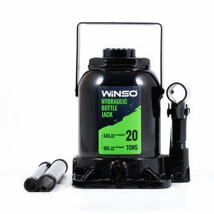 Домкрат гідравлічний пляшковий Winso 20т 185-345мм 170230 фото