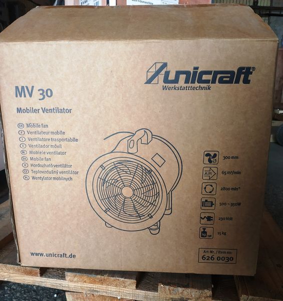 Вентилятор промисловий осьовий Unicraft MV 30 6260030 фото