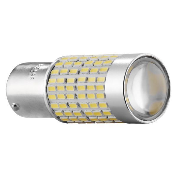 LED автолампа Solar 12V S25 BA15s-144x3014SMD white canbus 2шт LS299_B2 фото