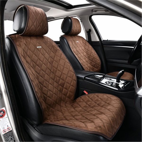 Комплект преміум накидок для сидінь CarLife Nitro, coffee SC40404 фото