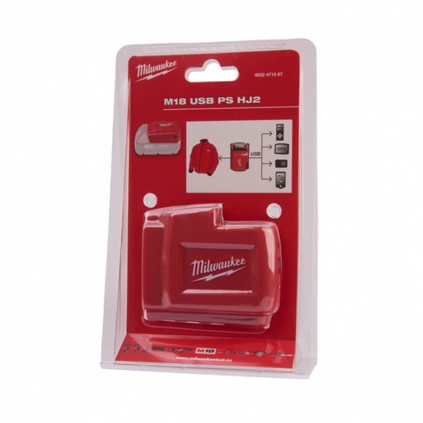 Контролер (зарядний пристрій) MILWAUKEE, M18 USB PS HJ2 4932471597 фото