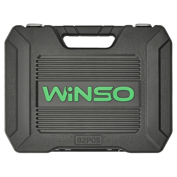 Професійний набір інструментів в кейсі Winso Pro 1/2 , 1/4 72 T, CR-V, 82од. 924082 фото